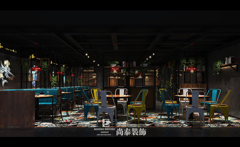 200平米烤魚店裝修設(shè)計(jì) | 子非魚