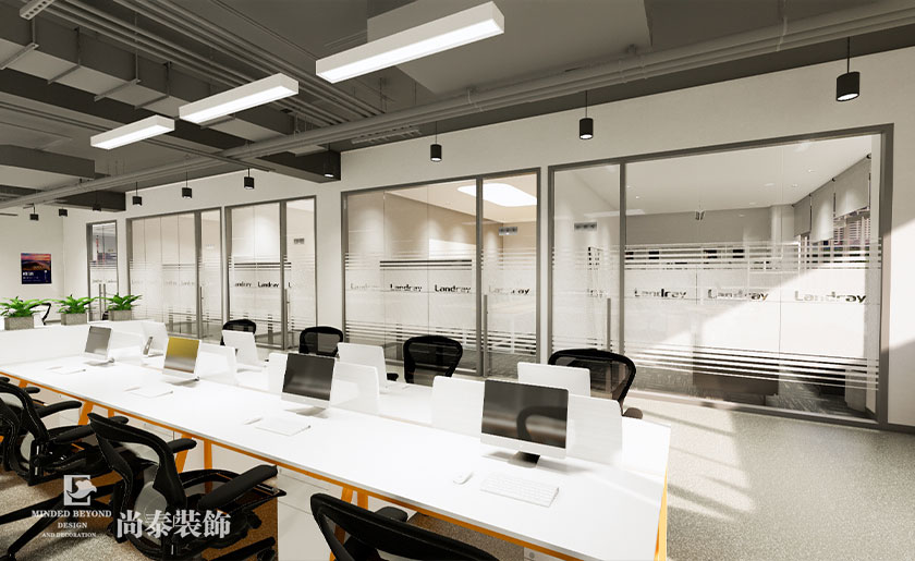 940㎡網(wǎng)絡公司辦公室設計裝修 | 藍凌軟件