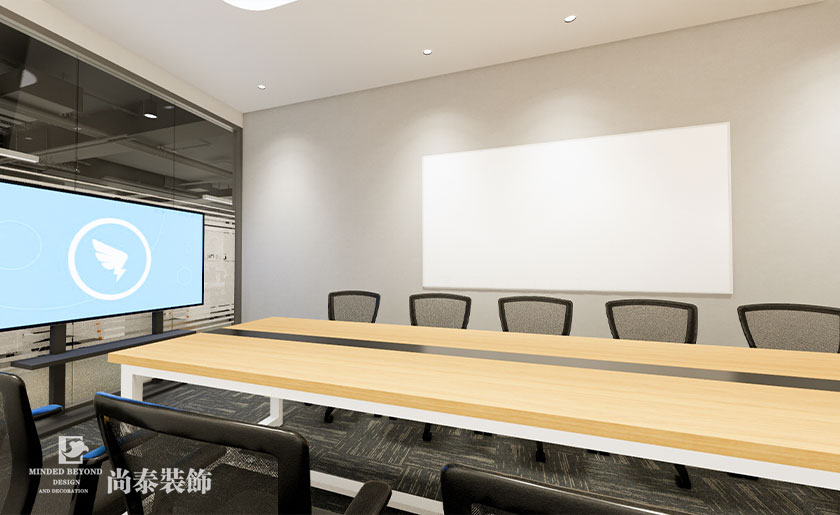 940㎡網(wǎng)絡公司辦公室設計裝修 | 藍凌軟件