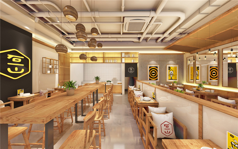 小型餐飲店裝修效果圖