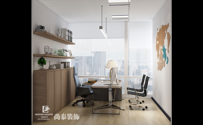 1700㎡上市LED產(chǎn)業(yè)科技公司辦公室裝修設(shè)計(jì) | 萬(wàn)潤(rùn)科技