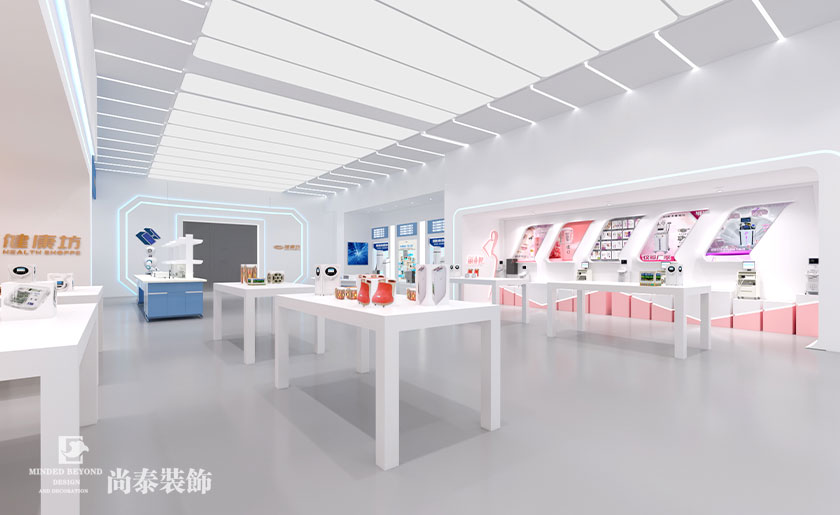 650平米健康產(chǎn)品企業(yè)展廳裝修設(shè)計 | 康亦健集團
