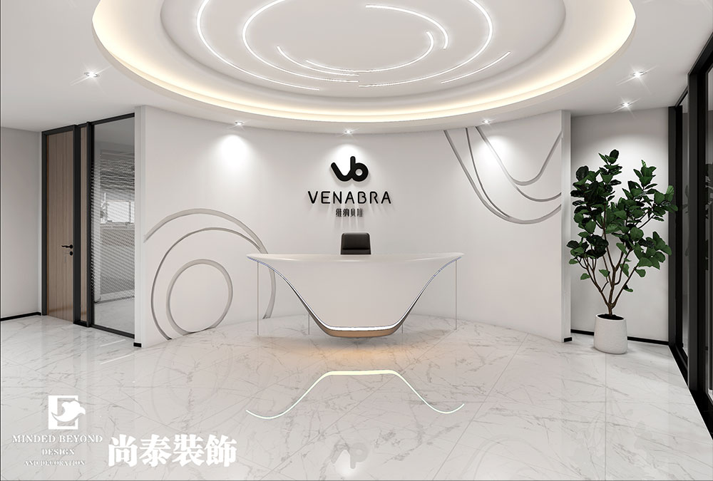 1200㎡電子科技實(shí)業(yè)公司辦公室設(shè)計(jì) | 健之家