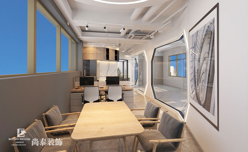 120㎡機電設(shè)備辦公室裝修效果圖 | 南陽商業(yè)大廈