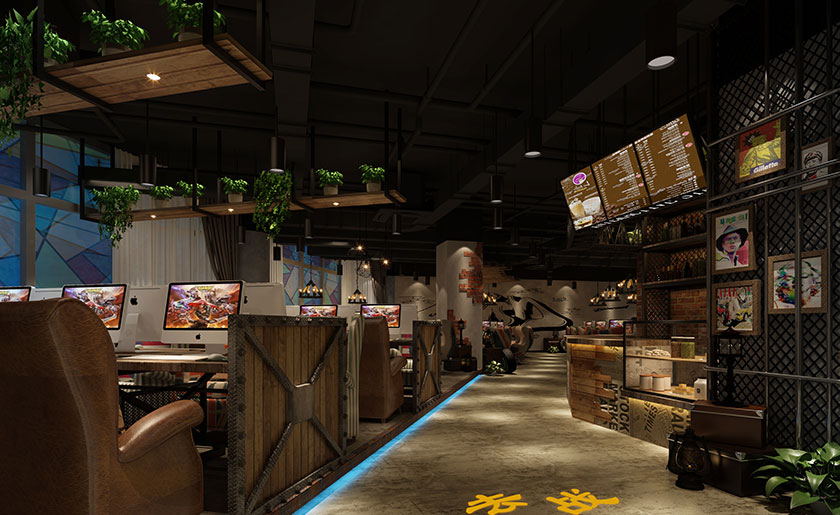 如何設計簡約風格的快餐店